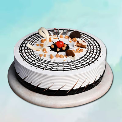 "Round shape Chocolate cake - 1kg - Click here to View more details about this Product